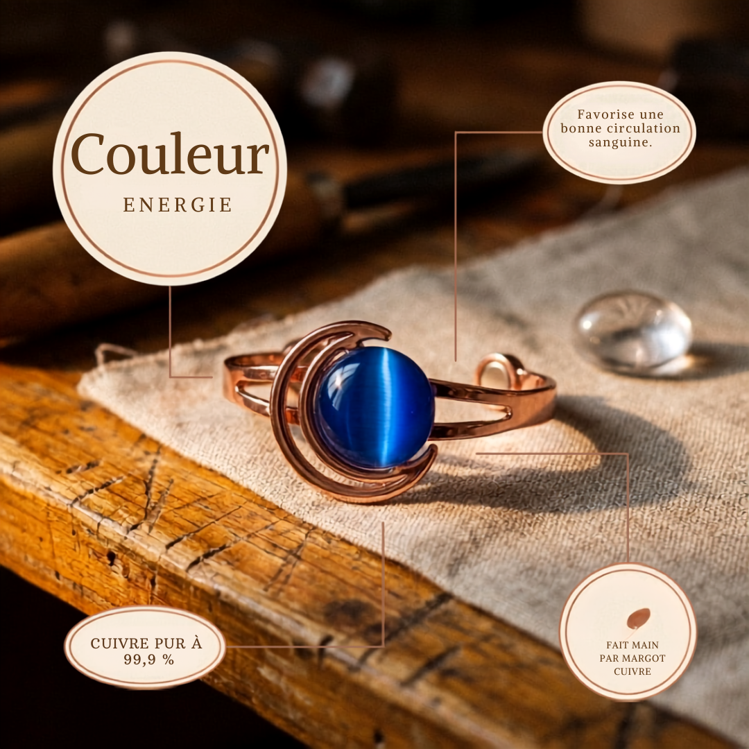 Bracelet en cuivre Velisse Paris Sphere