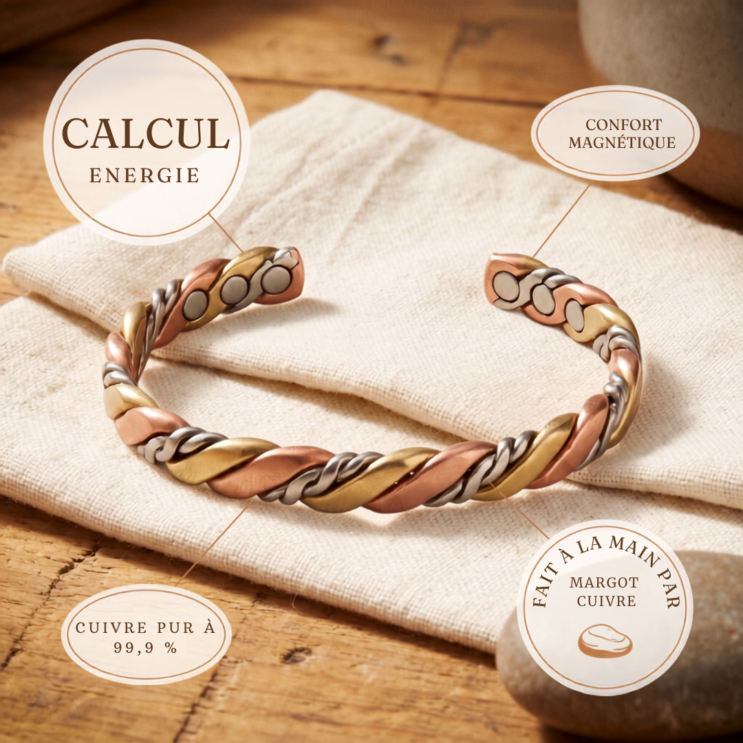 Bracelet en cuivre de Velisse Paris