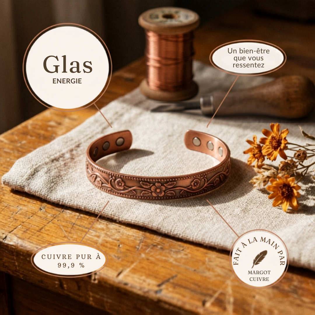 Bracelet en cuivre Velisse Paris Knell
