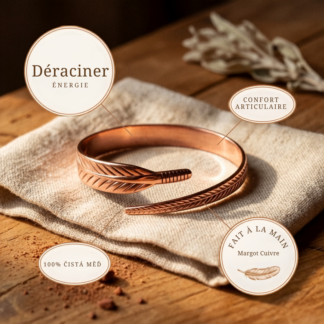 Bracelet en cuivre de Velisse Paris