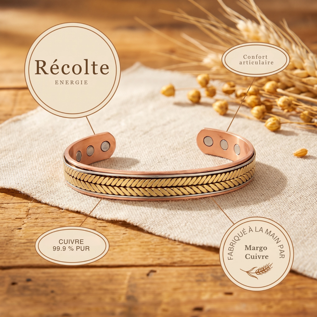 Bracelet en cuivre de Velisse Paris