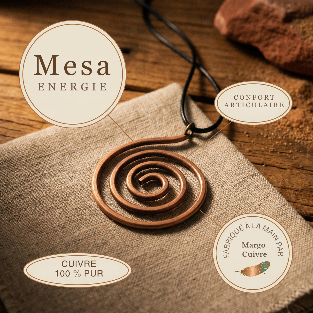 Collier en cuivre de Velisse Paris