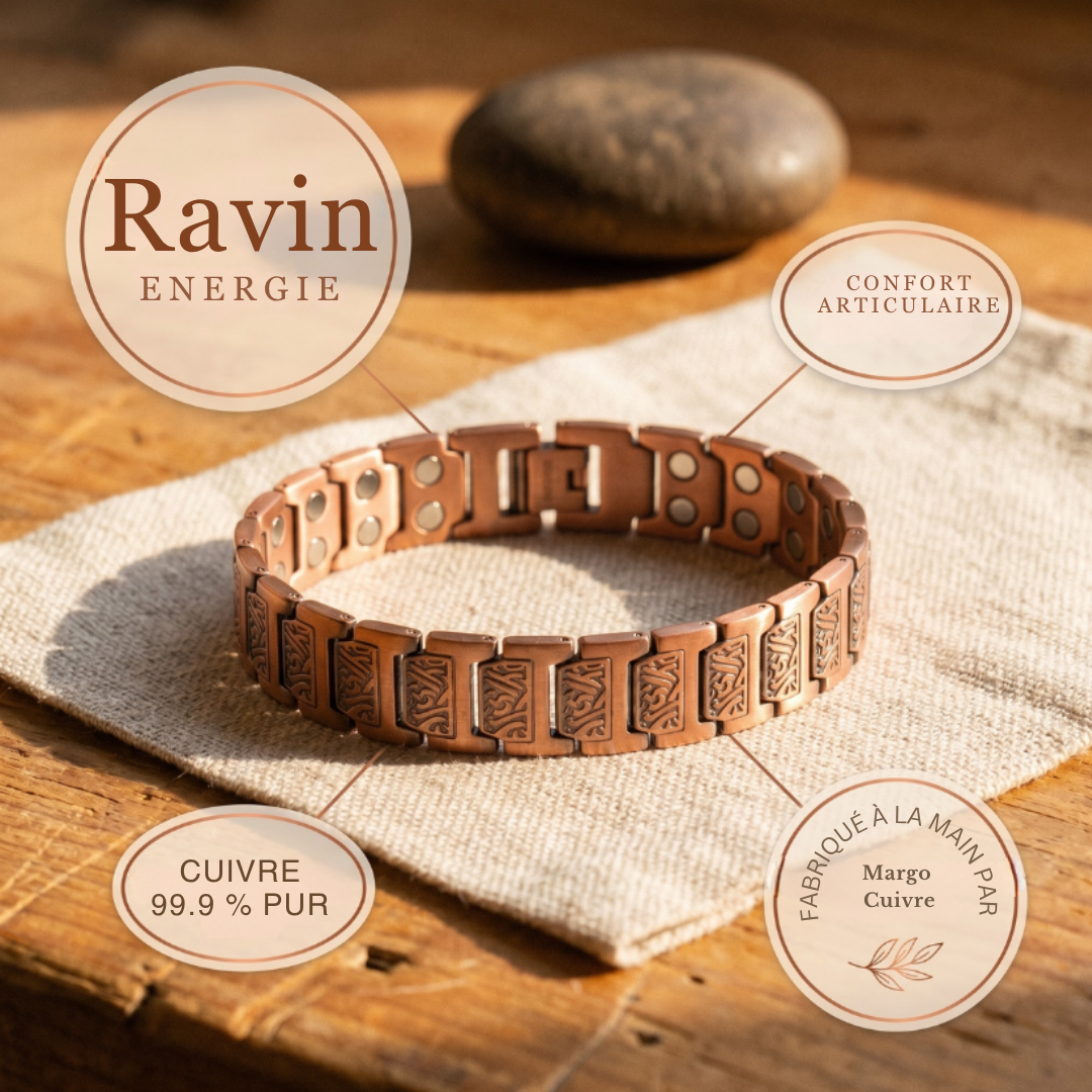 Bracelet en cuivre pour homme Velisse Paris Glen