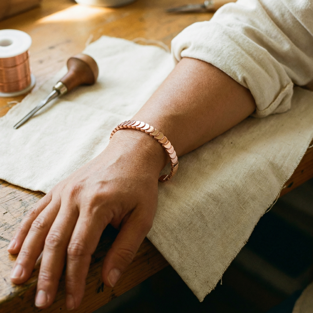 Bracelet en cuivre Velisse Paris Tide