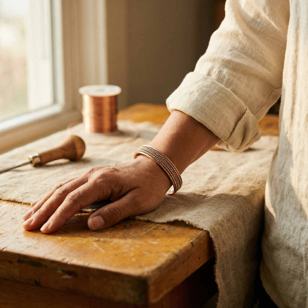 Bracelet en cuivre Velisse Paris Forge
