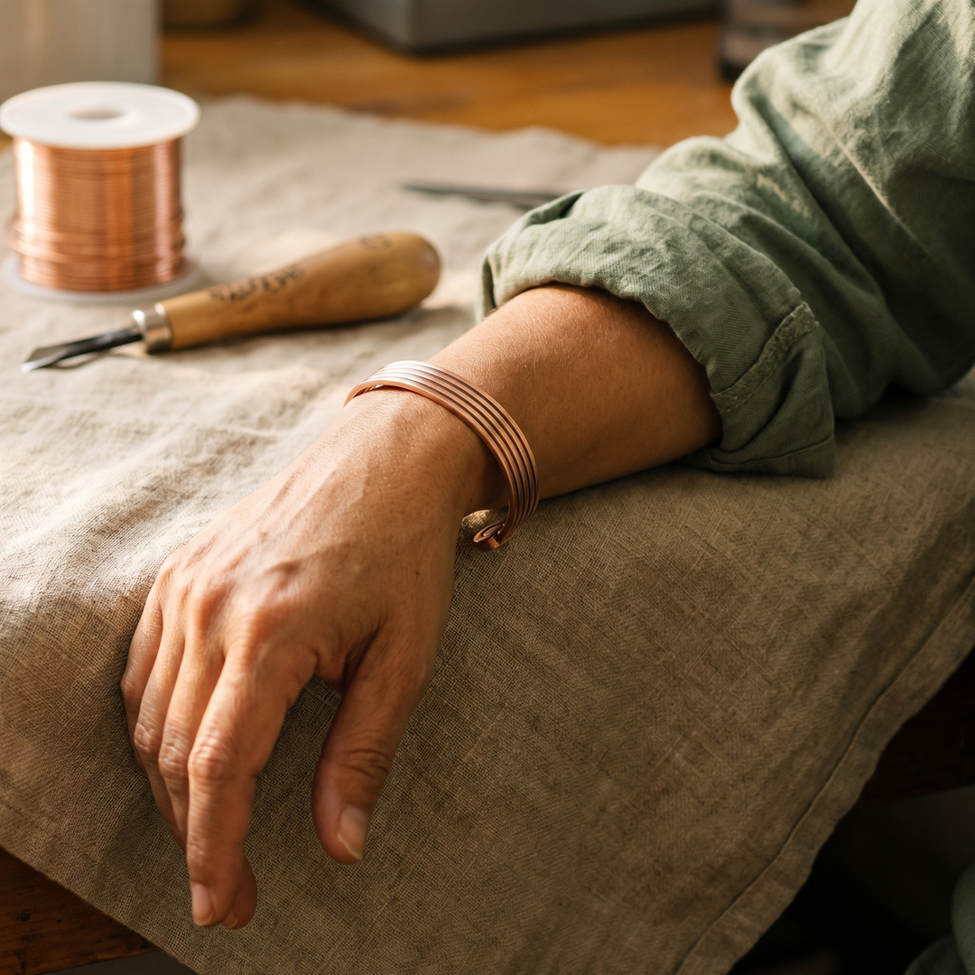 Bracelet en cuivre Velisse Paris Ridge