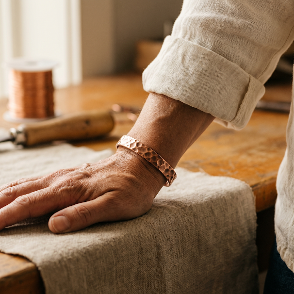Bracelet en cuivre de Velisse Paris