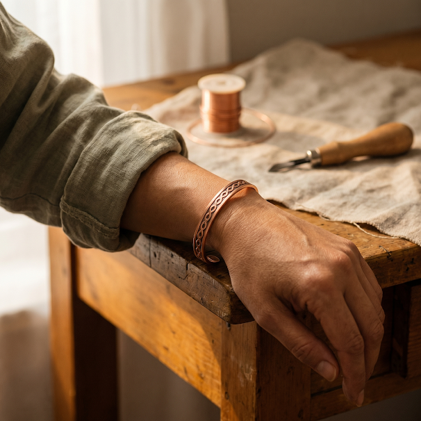Bracelet en Cuivre Actuel de Velisse Paris