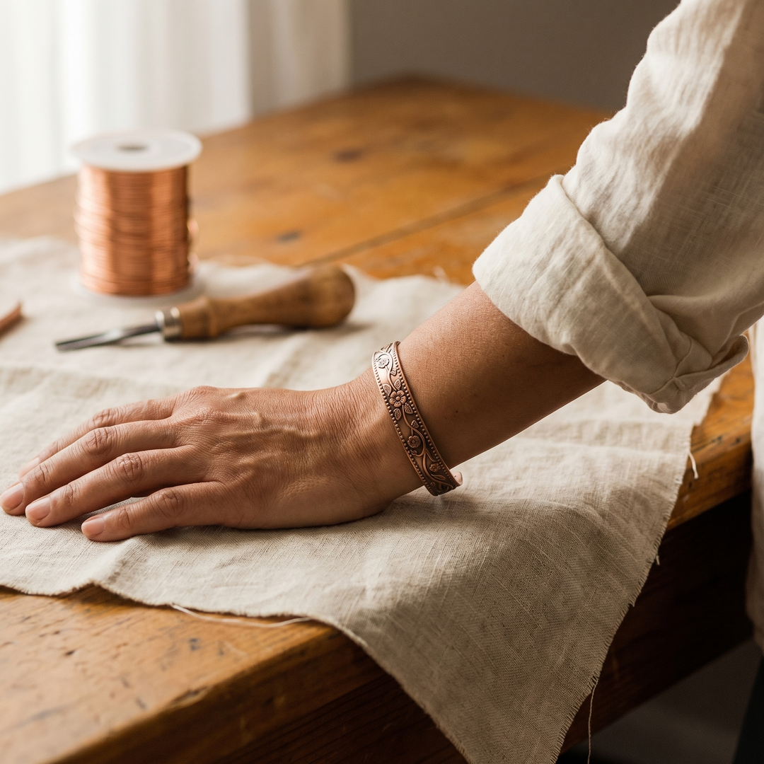 Bracelet en cuivre Velisse Paris Knell