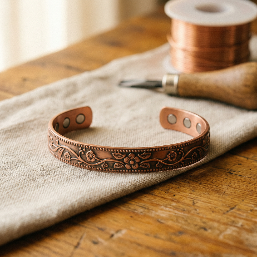 Bracelet en cuivre Velisse Paris Knell