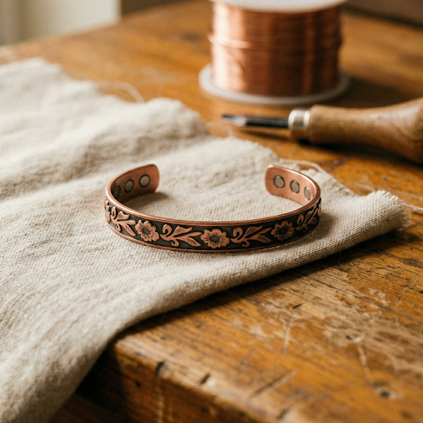Bracelet en cuivre Velisse Paris Vine