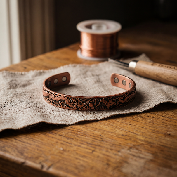 Bracelet en cuivre de Velisse Paris