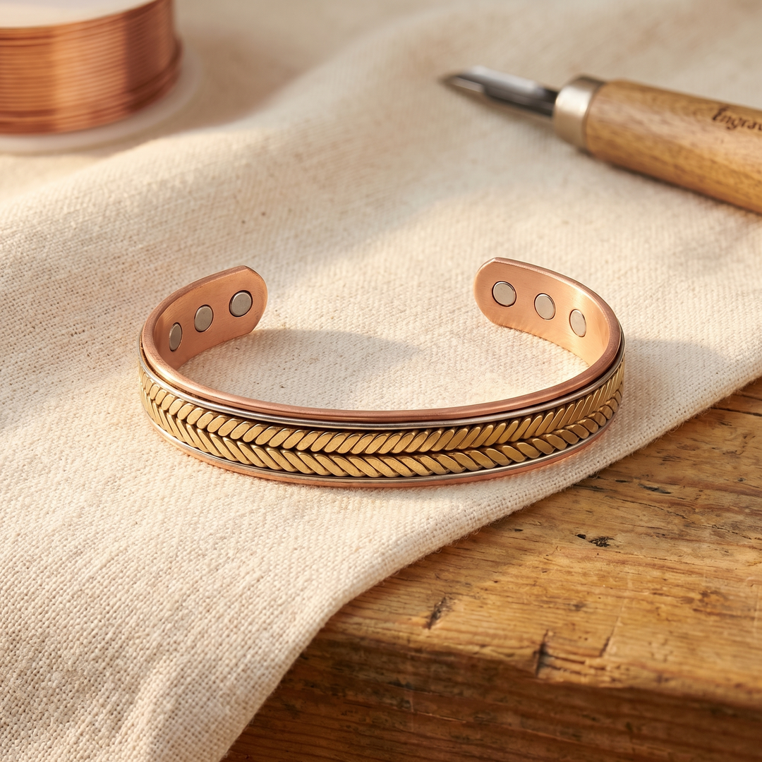 Bracelet en cuivre de Velisse Paris