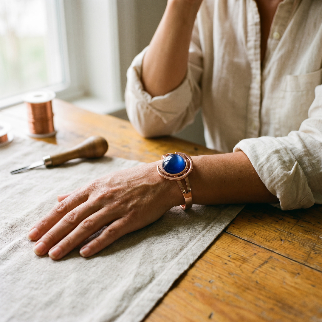 Bracelet en cuivre Velisse Paris Sphere