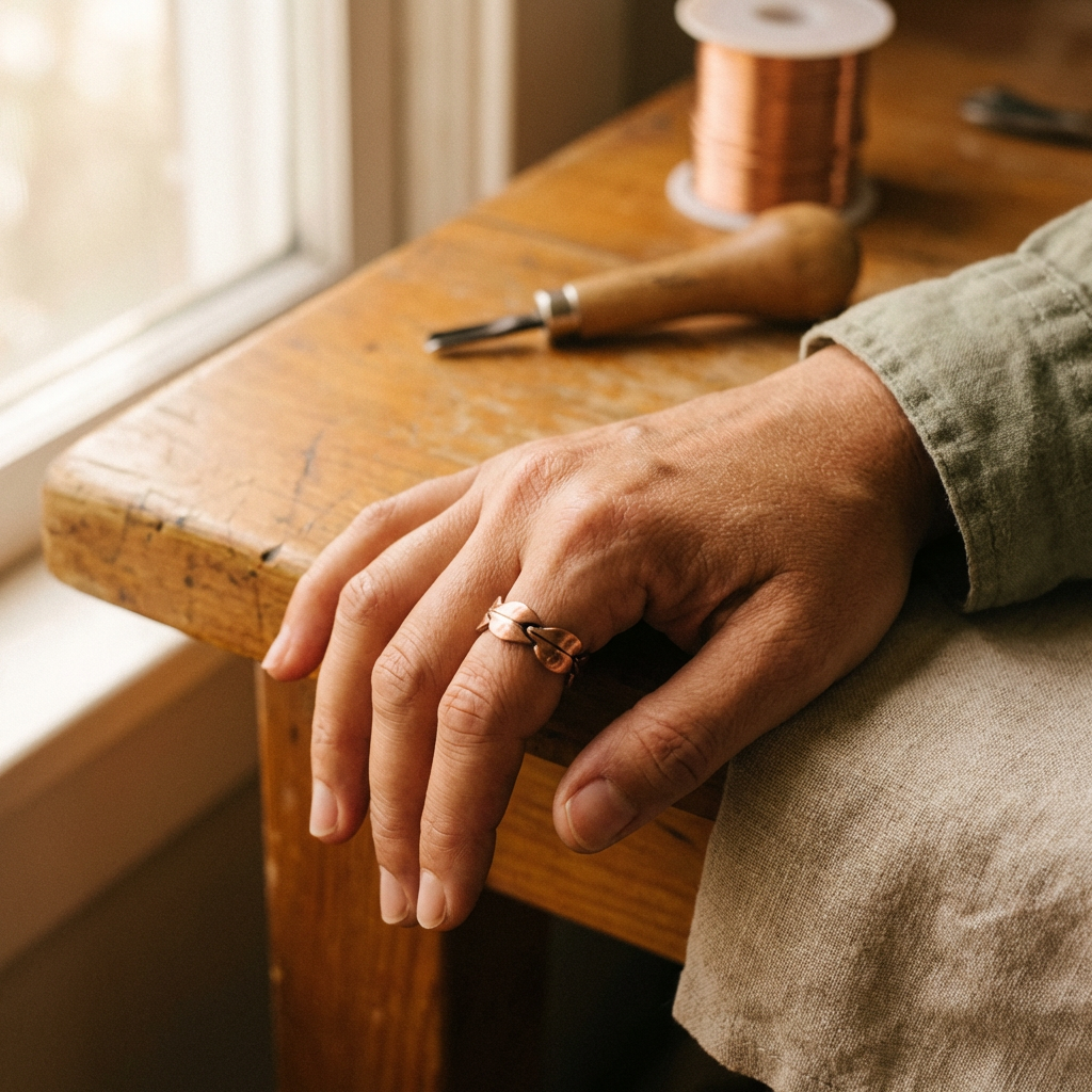 Bague en Cuivre de Velisse Paris
