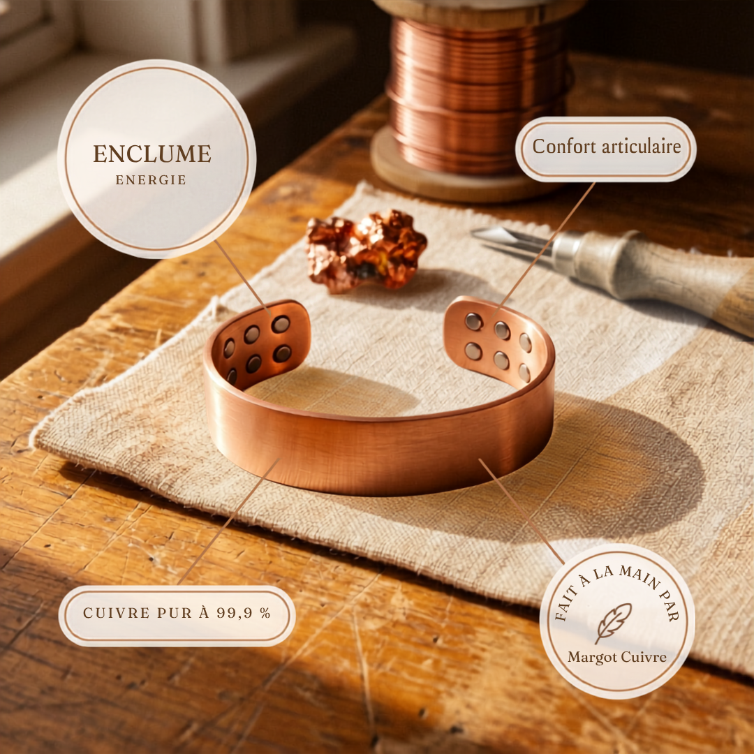 Bracelet en cuivre Velisse Paris