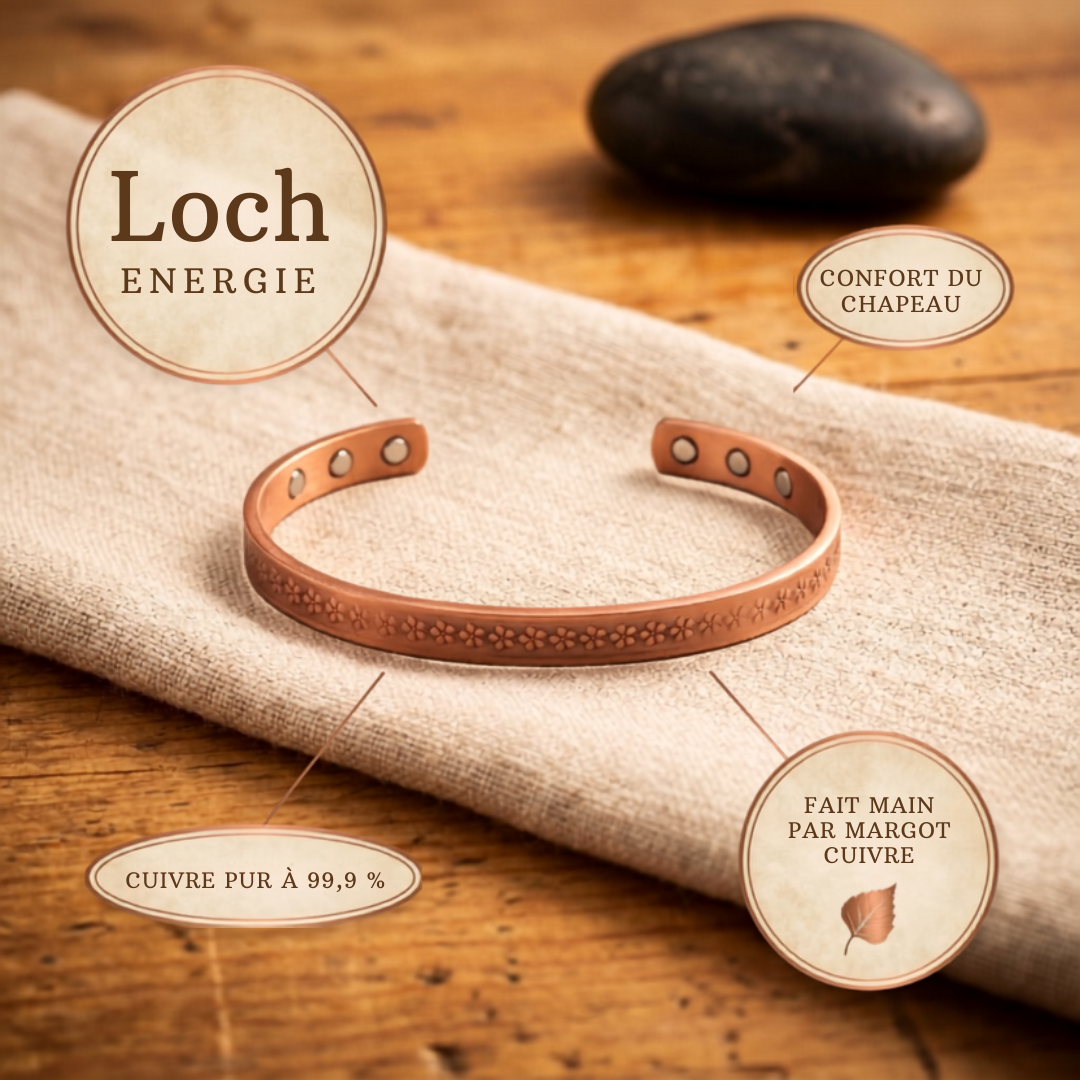 Bracelet en cuivre de Velisse Paris