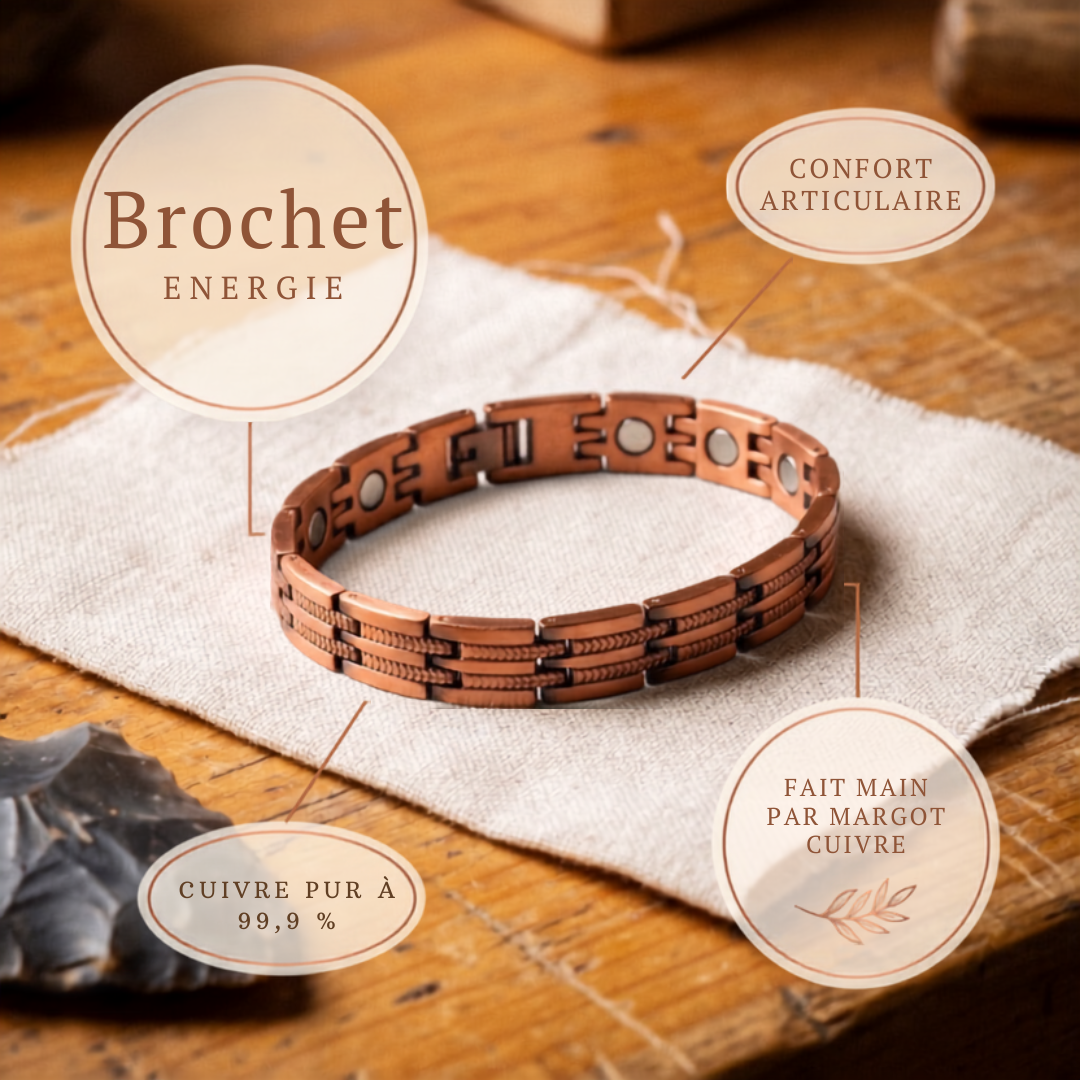 Bracelet en cuivre pour homme de Velisse Paris
