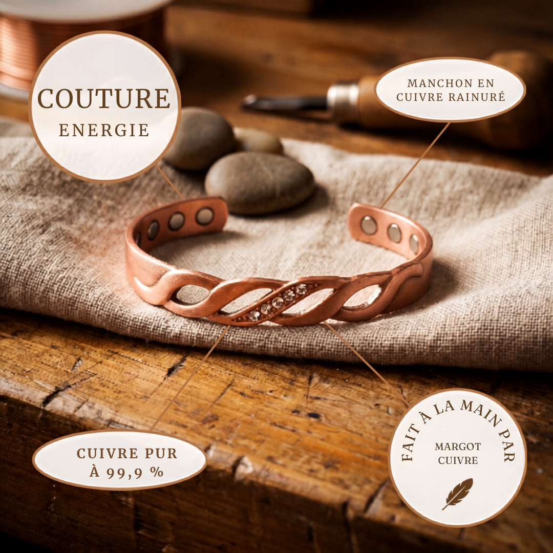 Bracelet en cuivre Velisse Paris