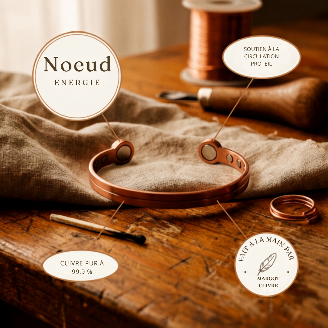 Bracelet en cuivre Velisse Paris Wick
