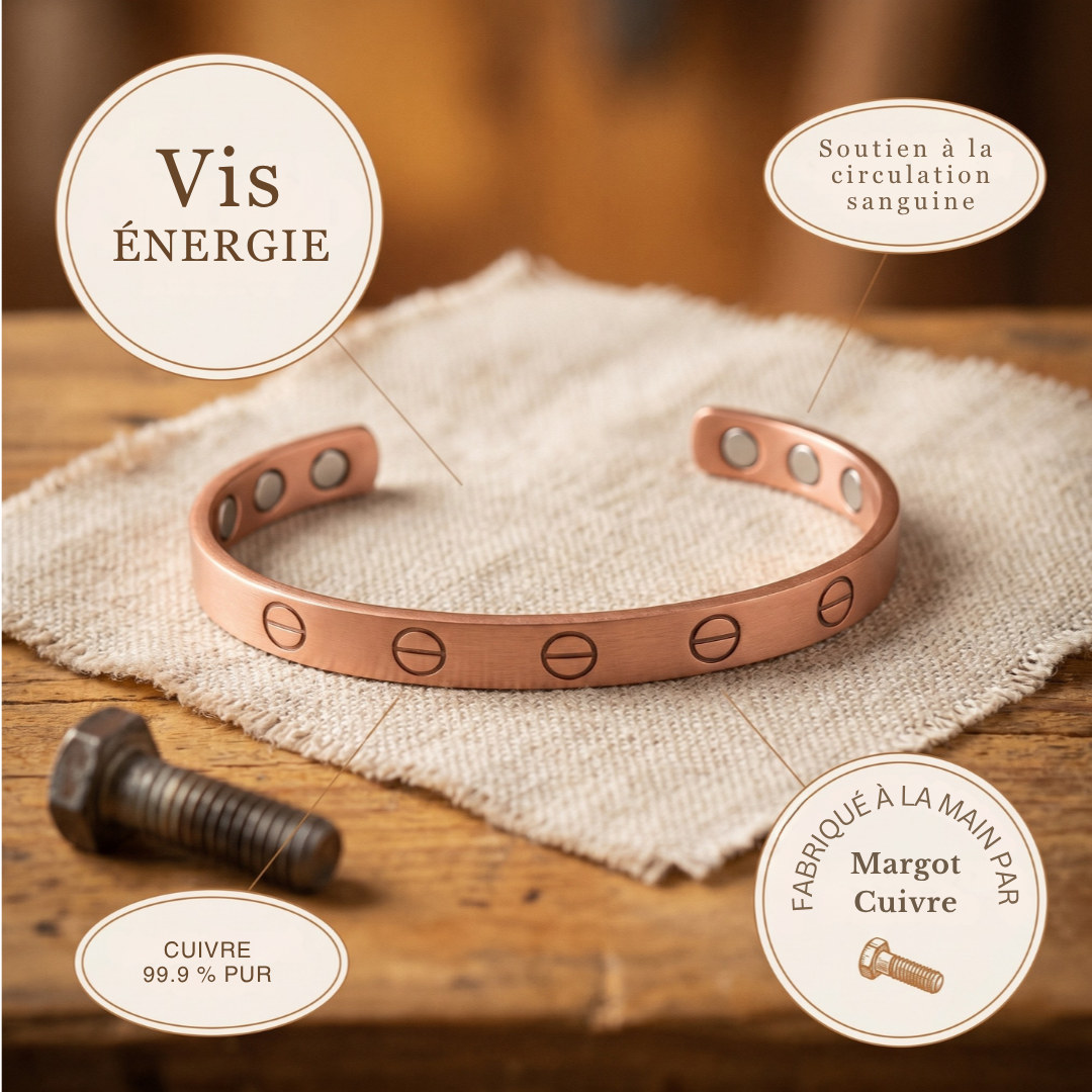 Bracelet en cuivre Velisse Paris