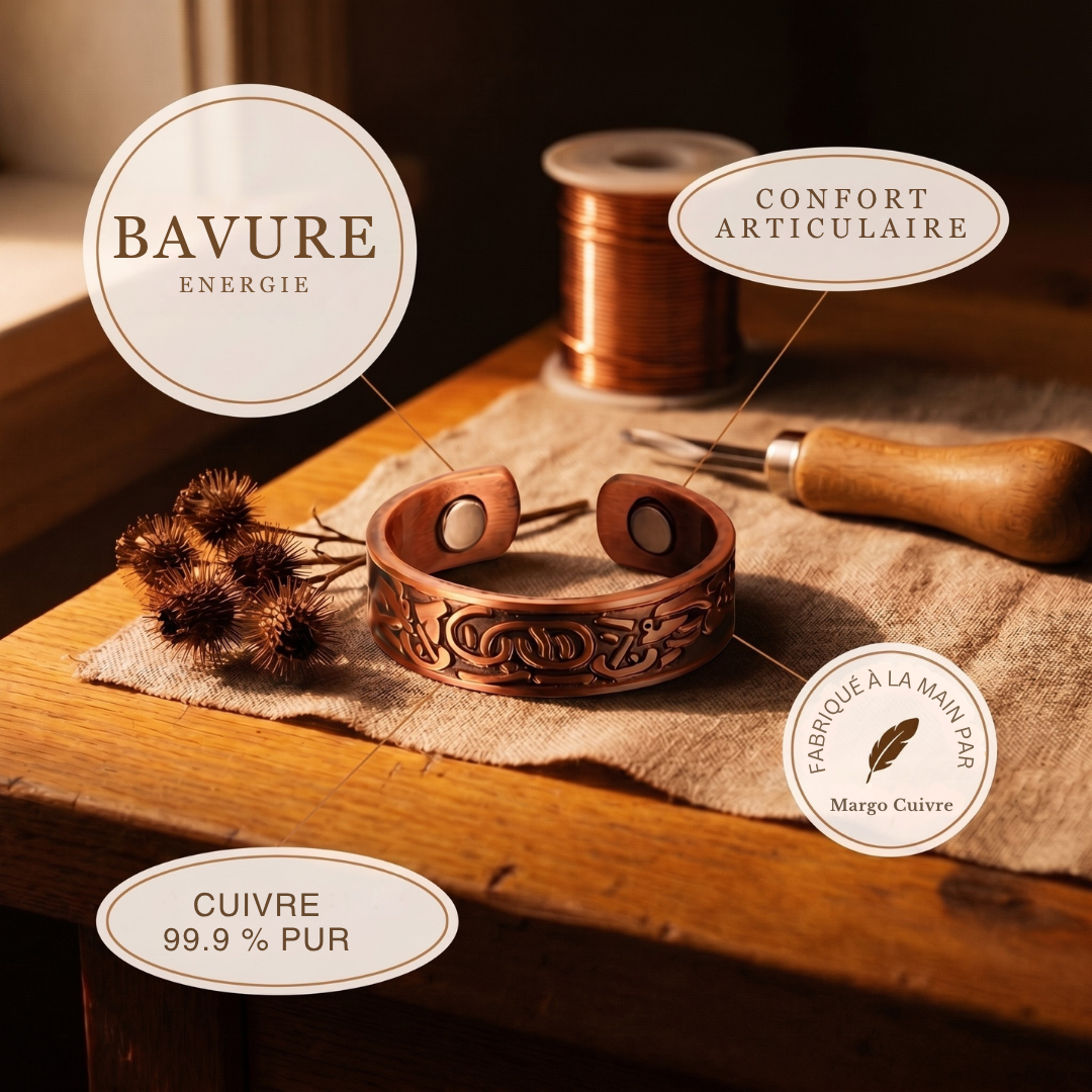 Bague en cuivre Burr de Velisse Paris