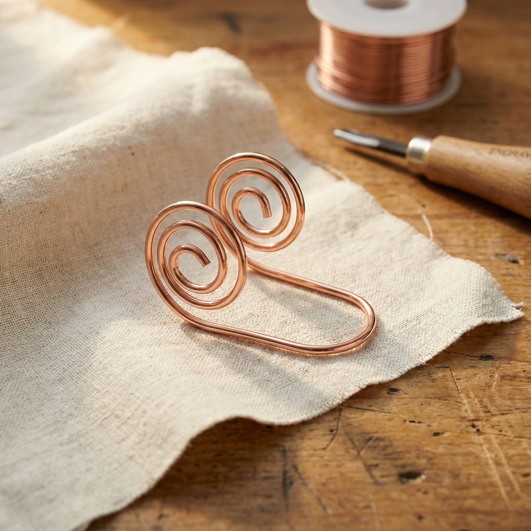 Velisse Paris Flow Spirale en Cuivre Artisanale