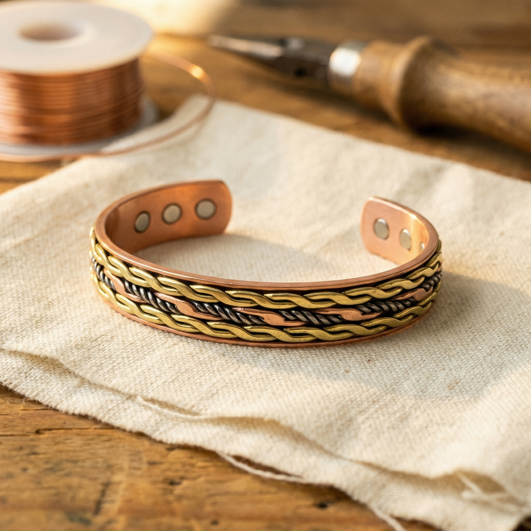 Bracelet en cuivre de Velisse Paris