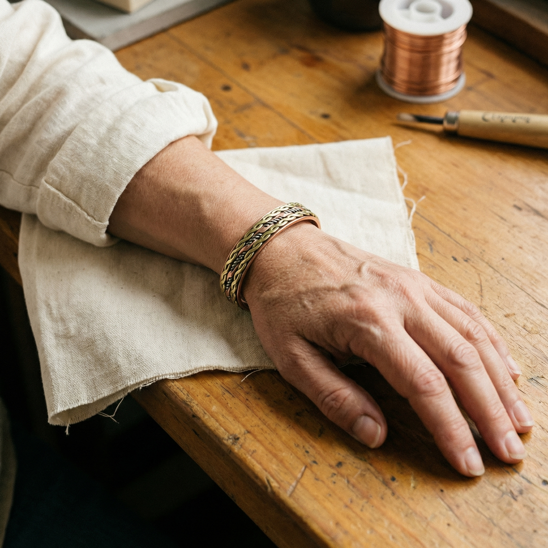 Bracelet en cuivre de Velisse Paris