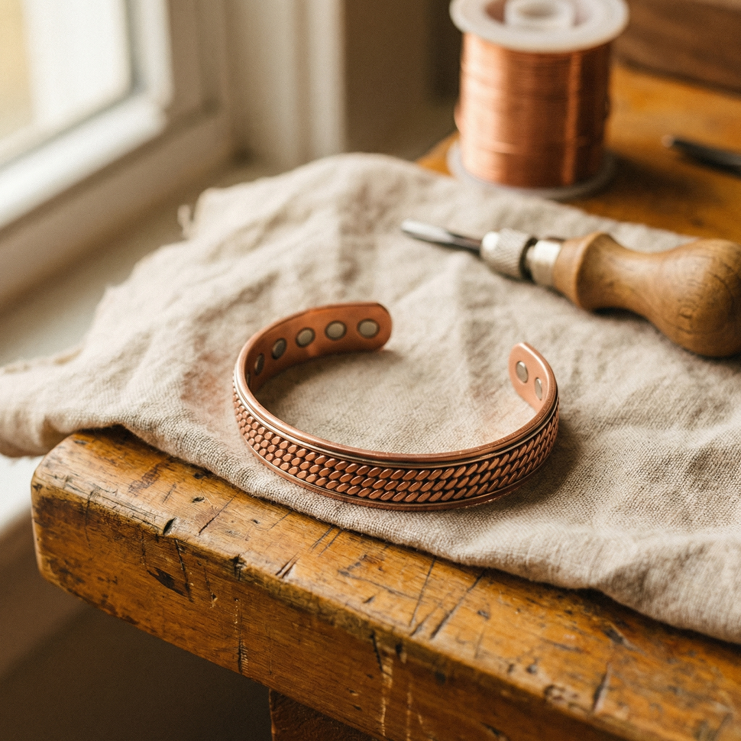 Bracelet en cuivre Velisse Paris Wave
