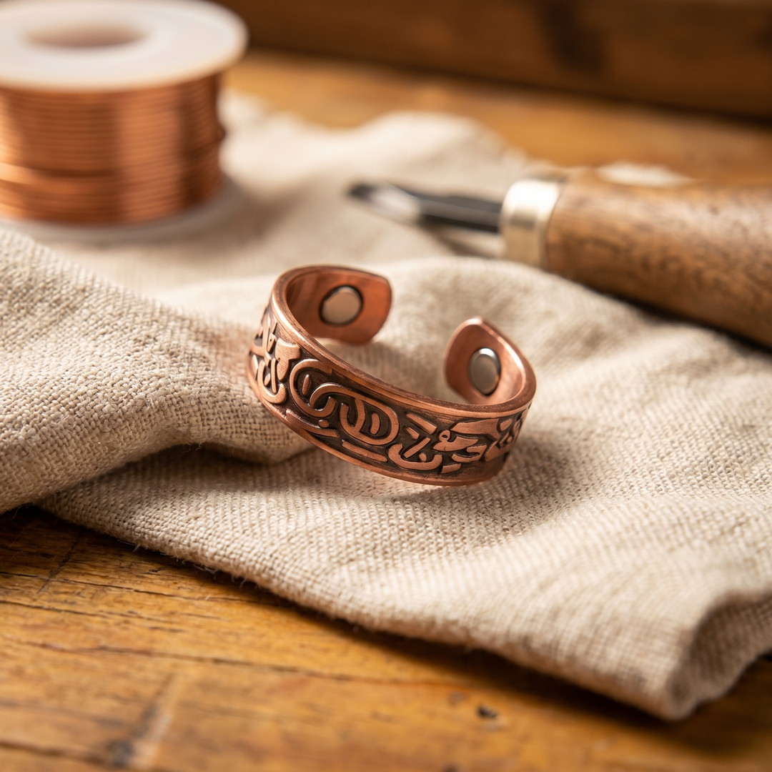 Bague en cuivre Burr de Velisse Paris