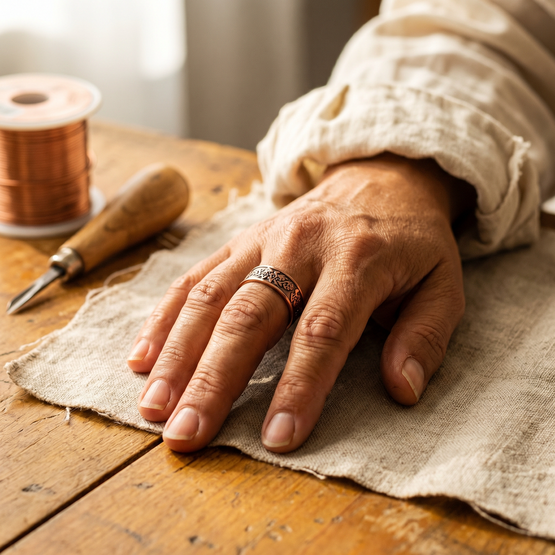 Bague en Cuivre de Velisse Paris