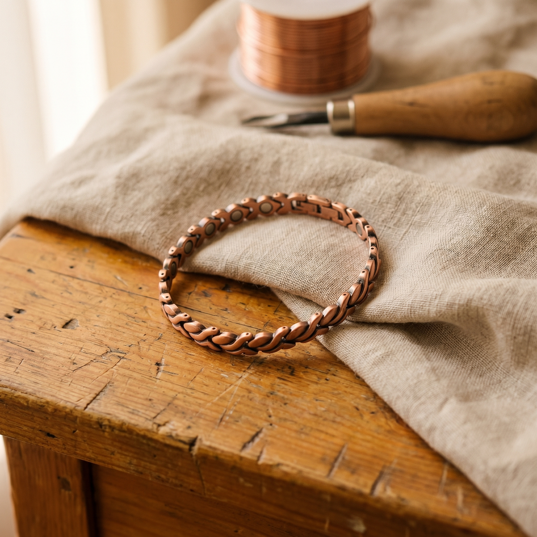 Bracelet de Cheville en Cuivre Velisse Paris Dune