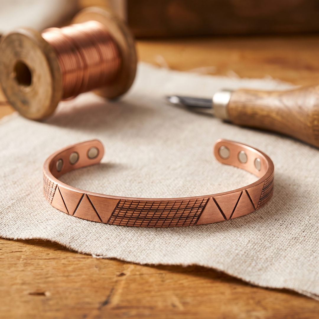 Bracelet en cuivre Velisse Paris Crest