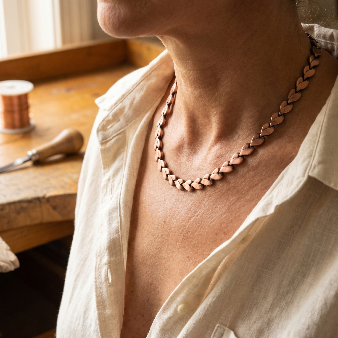 Collier en cuivre Briar de Velisse Paris