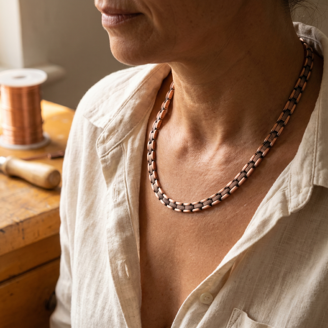Collier en cuivre Velisse Paris