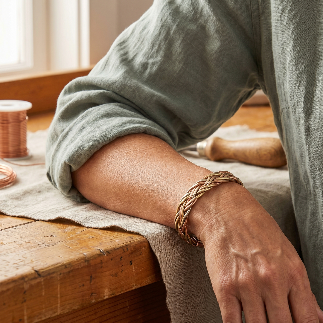 Bracelet en cuivre Velisse Paris Mire