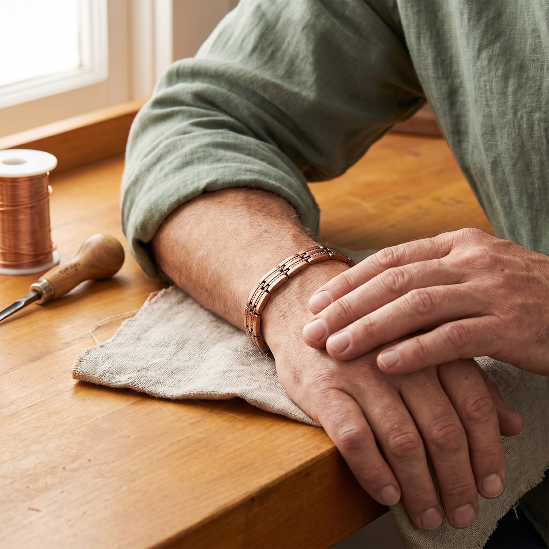 Bracelet en cuivre pour homme de Velisse Paris
