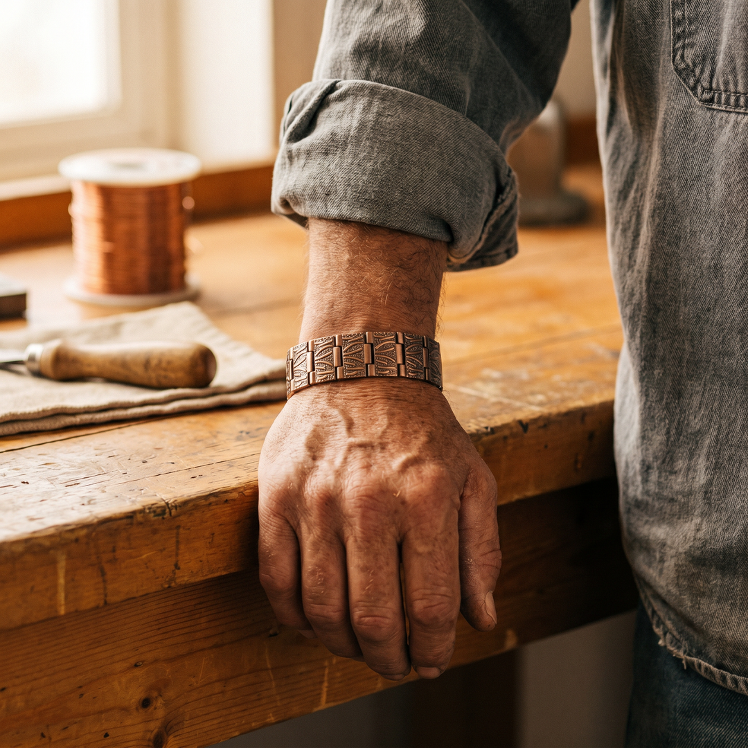 Bracelet en cuivre pour homme Velisse Paris Grit