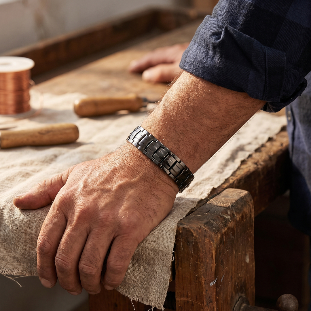 Bracelet en cuivre ocre pour homme Velisse Paris