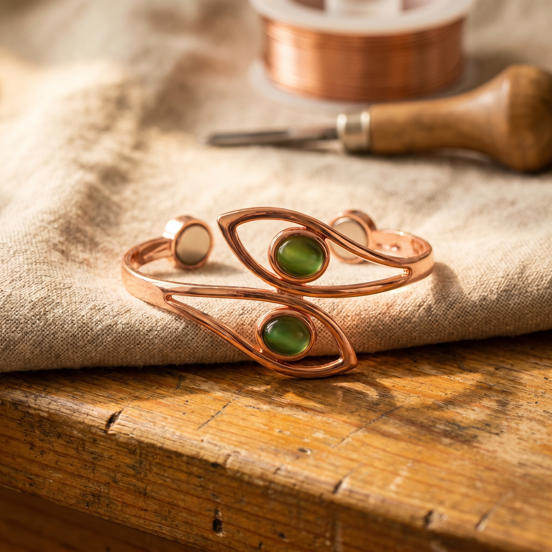 Bracelet en Opale et Cuivre de Velisse Paris